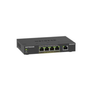 NETGEAR GS305Pv3 Non gestito Gigabit Ethernet (10/100/1000) Supporto Power over Ethernet (PoE) Nero