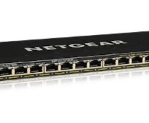 NETGEAR GS316P Non gestito Gigabit Ethernet (10/100/1000) Supporto Power over Ethernet (PoE) Nero