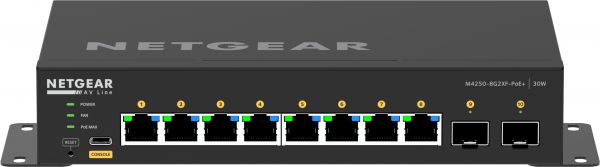 NETGEAR GSM4210PX Gestito L2/L3 Gigabit Ethernet (10/100/1000) Supporto Power over Ethernet (PoE) Nero