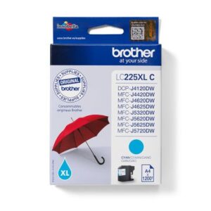 Brother LC225XLC cartuccia d'inchiostro 1 pz Originale Resa elevata (XL) Ciano