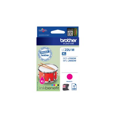 Brother LC22UM cartuccia d'inchiostro 1 pz Originale Resa elevata (XL) Magenta