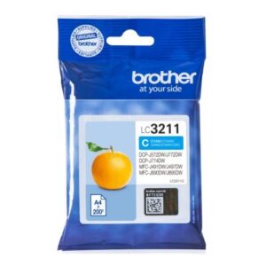 Brother LC3211C cartuccia d'inchiostro 1 pz Originale Resa standard Ciano
