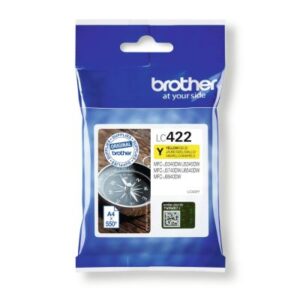 Brother LC-422Y cartuccia d'inchiostro 1 pz Originale Giallo