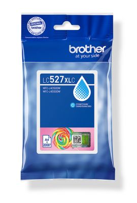 Brother LC527XLC cartuccia d'inchiostro 1 pz Originale Resa elevata (XL) Ciano