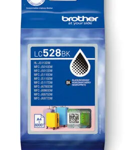 Brother LC528BKP cartuccia d'inchiostro 1 pz Originale Nero