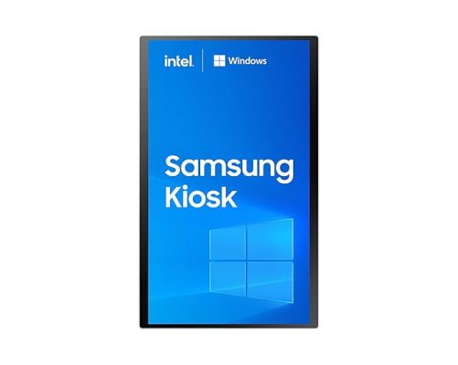 Samsung KM24C-C Design chiosco 61 cm (24") LED 250 cd/m² Full HD Bianco Touch screen Processore integrato Windows 10 IoT Enterprise 16/7