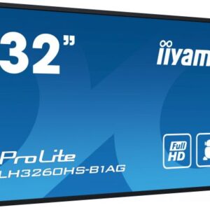 iiyama LH3260HS-B1AG visualizzatore di messaggi Pannello A digitale 80 cm (31.5") LED Wi-Fi 500 cd/m² Full HD Nero Processore integrato Android 11 24/7