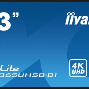 iiyama LH4365UHSB-B1 visualizzatore di messaggi Design chiosco 108 cm (42.5") LED Wi-Fi 800 cd/m² 4K Ultra HD Nero Processore integrato Android 11 24/7