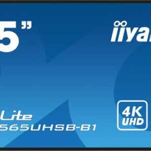 iiyama LH5565UHSB-B1 visualizzatore di messaggi Design chiosco 138,7 cm (54.6") LED Wi-Fi 800 cd/m² 4K Ultra HD Nero Processore integrato Android 11 24/7