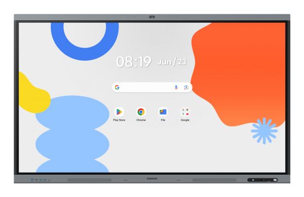 Samsung LH65WAFPLGC lavagna interattiva 165,1 cm (65") 3840 x 2160 Pixel Touch screen Nero, Grigio