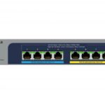 NETGEAR MS108EUP Gestito L2/L3 2.5G Ethernet (100/1000/2500) Supporto Power over Ethernet (PoE) Grigio