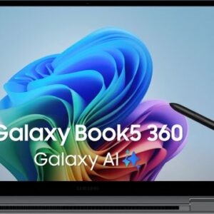 Samsung Galaxy Book5 360 Copilot+ PC Intel Core Ultra 7 256V Ibrido (2 in 1) 39,6 cm (15.6") Touch screen Full HD 16 GB LPDDR5x-SDRAM 512 GB SSD Wi-Fi 7 (802.11be) Windows 11 Pro Grigio Italiano