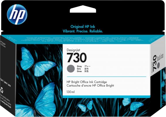 HP Cartuccia di inchiostro grigio DesignJet 730 da 130 ml