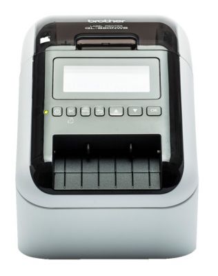 Brother QL-820NWBC stampante per etichette (CD) Termica diretta A colori 300 x 300 DPI 176 mm/s Con cavo e senza cavo Collegamento ethernet LAN DK Wi-Fi Bluetooth