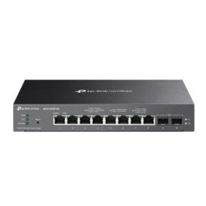 TP-Link Omada SG2210XMP-M2 switch di rete Gestito L2/L2+ 2.5G Ethernet (100/1000/2500) Supporto Power over Ethernet (PoE) Montaggio da desktop/parete Nero