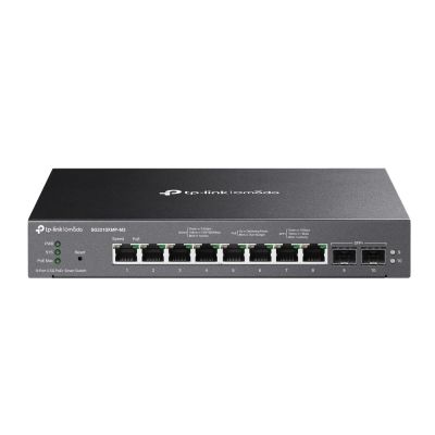 TP-Link Omada SG2210XMP-M2 switch di rete Gestito L2/L2+ 2.5G Ethernet (100/1000/2500) Supporto Power over Ethernet (PoE) Montaggio da desktop/parete Nero