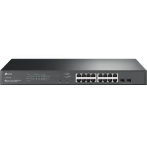 TP-Link Omada SG2218P switch di rete Gestito L2/L2+ Gigabit Ethernet (10/100/1000) Supporto Power over Ethernet (PoE) 1U Nero