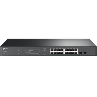 TP-Link Omada SG2218P switch di rete Gestito L2/L2+ Gigabit Ethernet (10/100/1000) Supporto Power over Ethernet (PoE) 1U Nero
