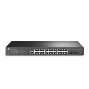 TP-Link Omada SG3428X switch di rete Gestito L2+/L3 Gigabit Ethernet (10/100/1000) 1U Nero