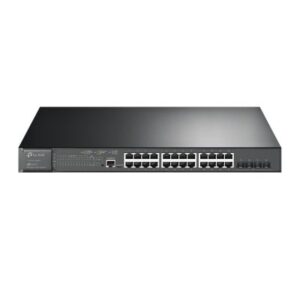 TP-Link Omada SG3428XMP switch di rete Gestito L2+ Gigabit Ethernet (10/100/1000) Supporto Power over Ethernet (PoE) 1U Nero