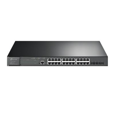 TP-Link Omada SG3428XMP switch di rete Gestito L2+ Gigabit Ethernet (10/100/1000) Supporto Power over Ethernet (PoE) 1U Nero