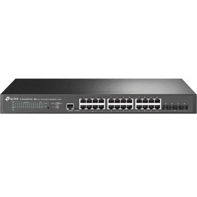 TP-Link Omada SG3428XPP-M2 switch di rete Gestito L2+ 2.5G Ethernet (100/1000/2500) Supporto Power over Ethernet (PoE) 1U Nero