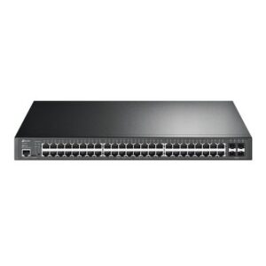 TP-Link Omada SG3452P switch di rete Gestito L2/L3 Gigabit Ethernet (10/100/1000) Supporto Power over Ethernet (PoE) 1U Nero