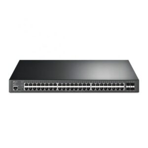 TP-Link Omada SG3452XP switch di rete Gestito L2+ Gigabit Ethernet (10/100/1000) Supporto Power over Ethernet (PoE) 1U Nero
