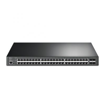 TP-Link Omada SG3452XP switch di rete Gestito L2+ Gigabit Ethernet (10/100/1000) Supporto Power over Ethernet (PoE) 1U Nero