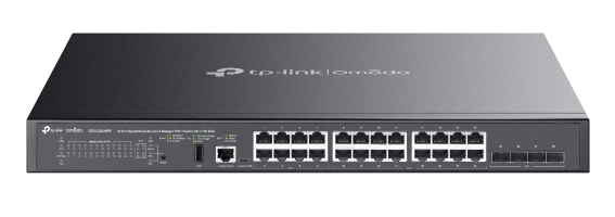 TP-Link Omada SG5428X switch di rete Gestito L3 Gigabit Ethernet (10/100/1000) Nero
