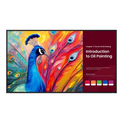 BenQ SH5504 Pannello piatto per segnaletica digitale 139,7 cm (55") LCD 800 cd/m² 4K Ultra HD Nero Processore integrato Android 24/7