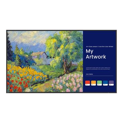 BenQ SL6504 Smart Signage Display Pannello piatto per segnaletica digitale 165,1 cm (65") LCD 500 cd/m² 4K Ultra HD Nero Processore integrato Android