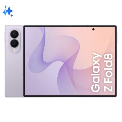 Samsung Galaxy Z Fold8 , 1TB, Lavender, Nuovo formato, Rapporto Display Esterno 10:16 | Interno 4:3, Processore Potente, 4800 mAh, RAM 16GB, Camera 50MP, Now Nudge, Assistente Foto