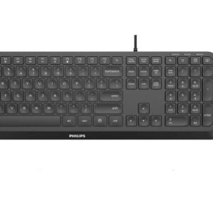 Philips Serie 2000 SPT6207B/34 tastiera Mouse incluso Casa USB Nero