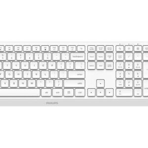 Philips Serie 3000 SPT6307W/34 tastiera Mouse incluso Universale RF Wireless QWERTY Inglese Bianco