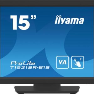 iiyama T1531SR-B1S Monitor PC 38,1 cm (15") 1024 x 768 Pixel XGA LCD Touch screen Nero