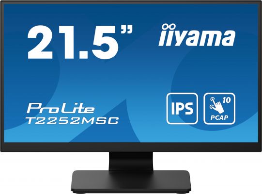 iiyama ProLite T2252MSC-B2 Monitor PC 54,6 cm (21.5") 1920 x 1080 Pixel Full HD LCD Touch screen Nero