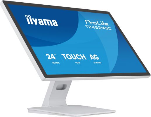 iiyama T2452MSC-W2AG Monitor PC 61 cm (24") 1920 x 1080 Pixel Full HD LED Touch screen Bianco