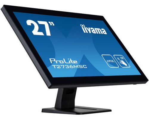 iiyama ProLite T2752MSC-B1 Monitor PC 68,6 cm (27") 1920 x 1080 Pixel Full HD LED Touch screen Nero