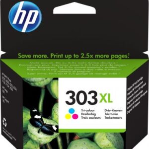 HP 303XL HIGH YIELD TRI-COLOR ORIGINAL INK CARTD