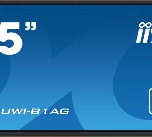 iiyama TE10518UWI-B1AG visualizzatore di messaggi Design chiosco 2,66 m (104.6") LED Wi-Fi 450 cd/m² 5K Ultra HD Nero Touch screen Processore integrato Android 16/7