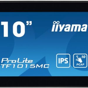 iiyama TF1015MC-B3 Monitor PC 25,6 cm (10.1") 1280 x 800 Pixel HD LED Touch screen Nero