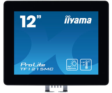 iiyama TF1215MC-B1 Monitor PC 30,7 cm (12.1") 1024 x 768 Pixel LCD Touch screen Nero