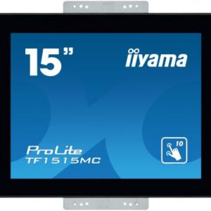 iiyama TF1515MC-B2 Monitor PC 38,1 cm (15") 1024 x 768 Pixel XGA LED Touch screen Nero