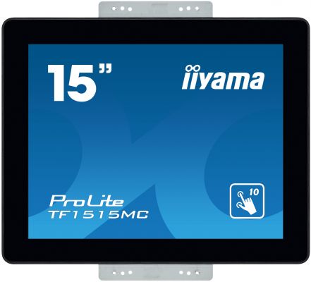 iiyama TF1515MC-B2 Monitor PC 38,1 cm (15") 1024 x 768 Pixel XGA LED Touch screen Nero