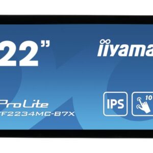 iiyama ProLite TF2234MC-B7X Monitor PC 54,6 cm (21.5") 1920 x 1080 Pixel Full HD LED Touch screen Multi utente Nero
