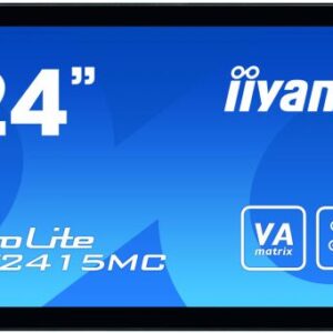 iiyama ProLite TF2415MC-B2 Monitor PC 60,5 cm (23.8") 1920 x 1080 Pixel Full HD LED Touch screen Multi utente Nero