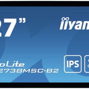 iiyama ProLite TF2738MSC-B2 Monitor PC 68,6 cm (27") 1920 x 1080 Pixel Full HD LED Touch screen Multi utente Nero