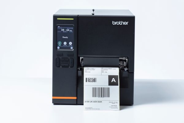 Brother TJ4021TN stampante per etichette (CD) Termica diretta/Trasferimento termico 203 x 203 DPI 254 mm/s Cablato Collegamento ethernet LAN