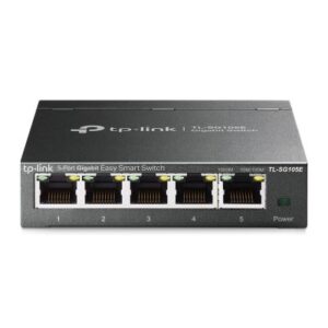 TP-Link TL-SG105E switch di rete Gestito L2 Gigabit Ethernet (10/100/1000) Nero
